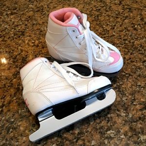 Girls Double Blade Ice Skates